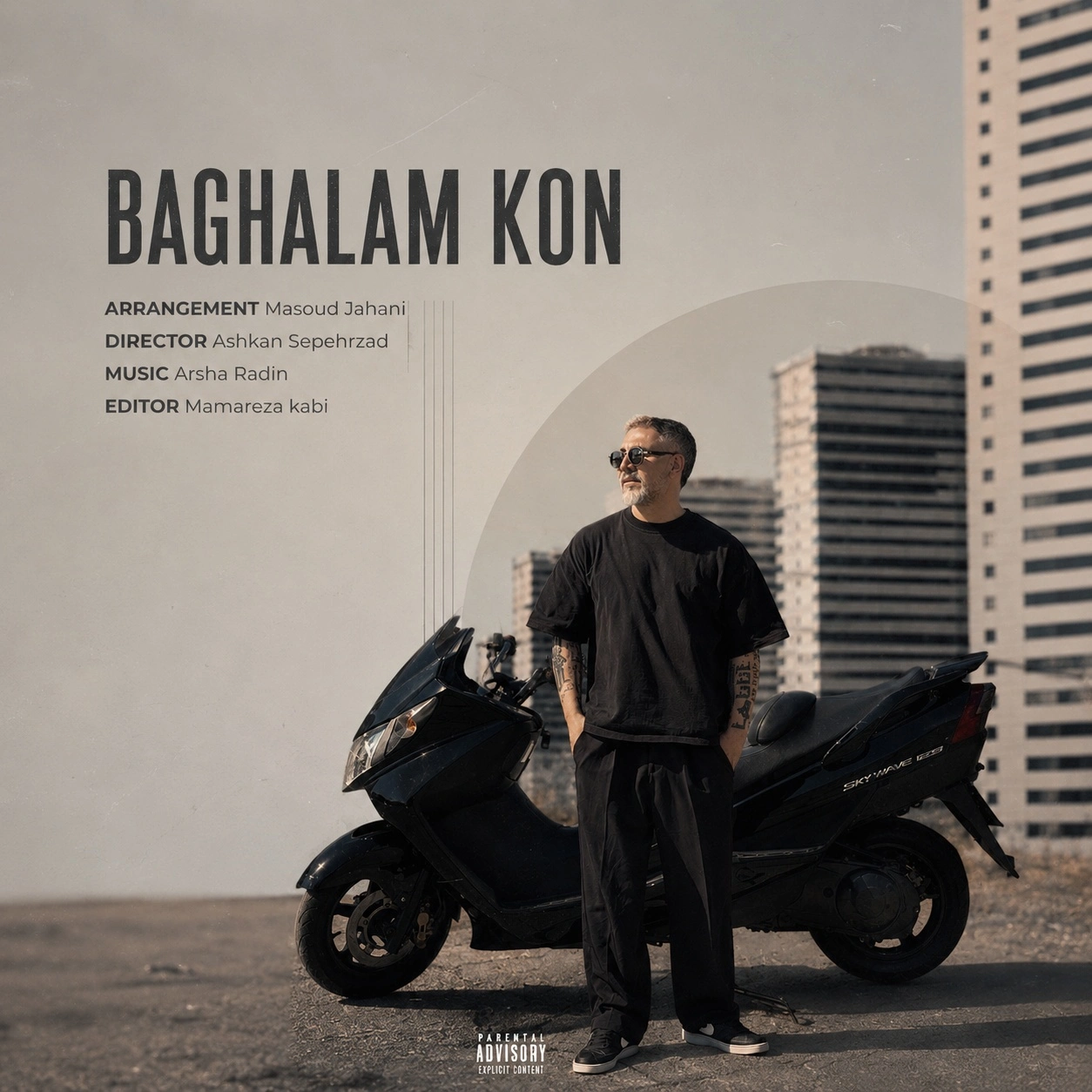 Cover artwork for Baghalam Kon by Morteza Ashrafi